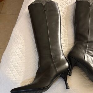 Stuart Weitzman Black Heeled Boots